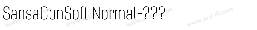 SansaConSoft Normal字体转换